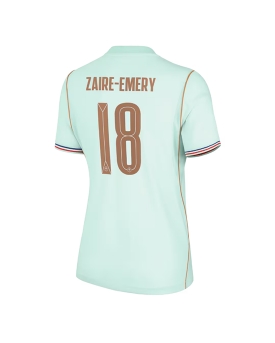 Billige Fotballdrakt Frankrike Warren Zaire-Emery #18 Replika Bortedrakt Dame VM 2026 Kortermet Billige Fotballdrakt Frankrike Warren Zaire-Emery #18 Replika Bortedrakt Dame VM 2026 Kortermet